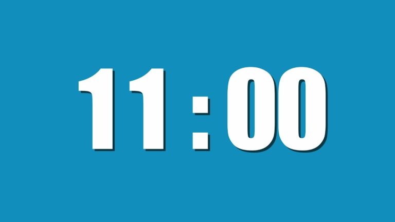 Mindful Breaks: Harnessing the Benefits of a 11-Minute Timer for Work-Life Balance